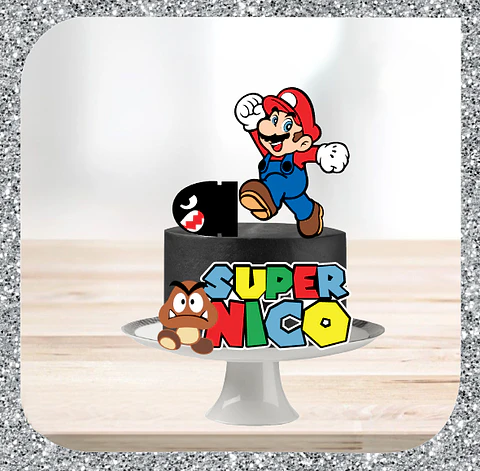 Arquivo de Corte Topo de Bolo Super Mario 61
