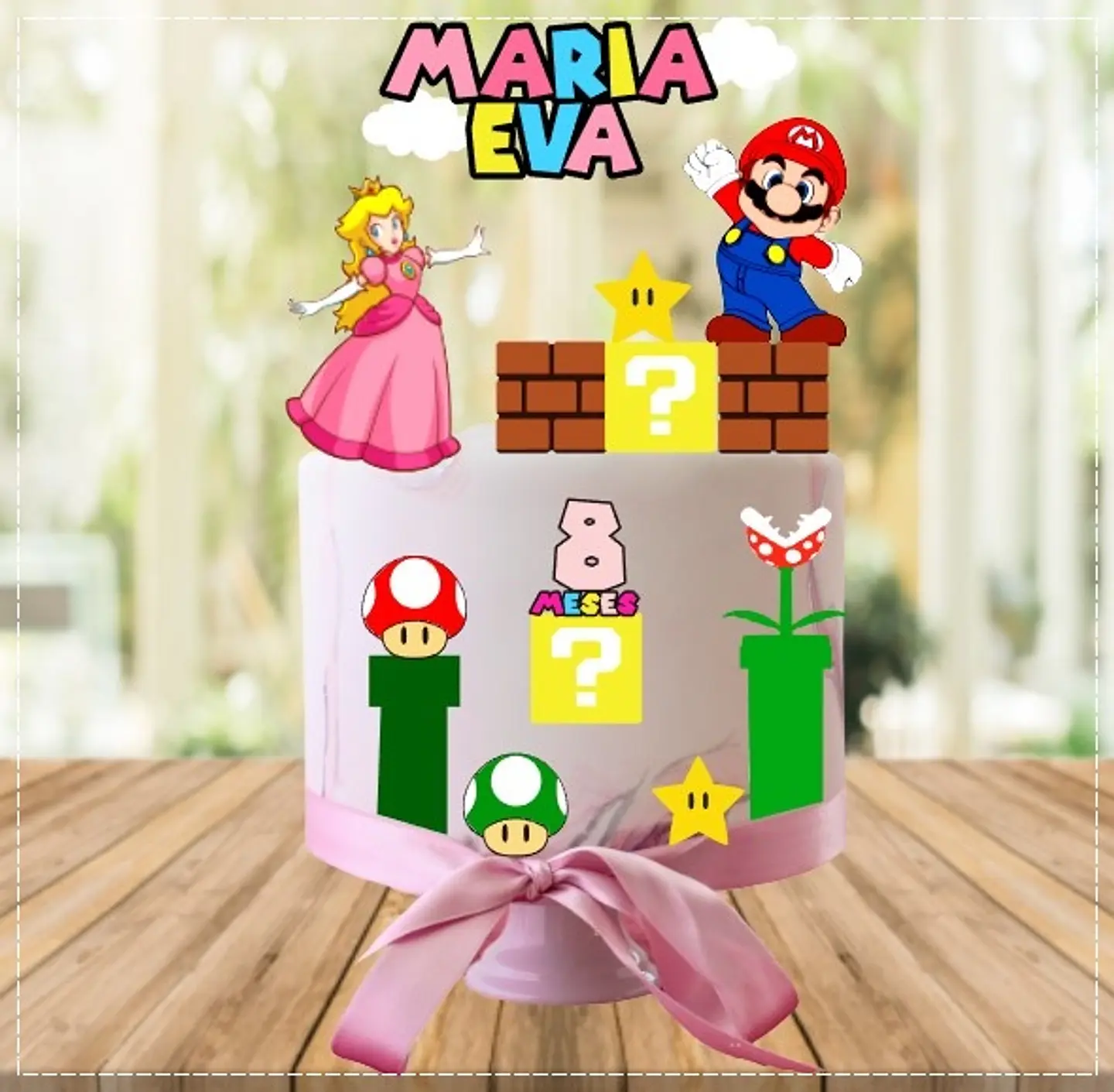 Arquivo de Corte Topo de Bolo Super Mario 49 1