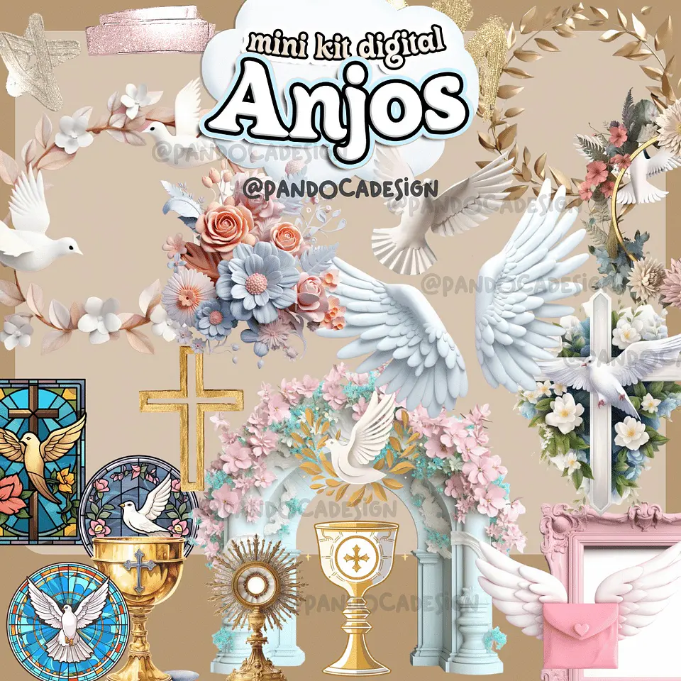 Kit Digital Mini Anjos 27 1