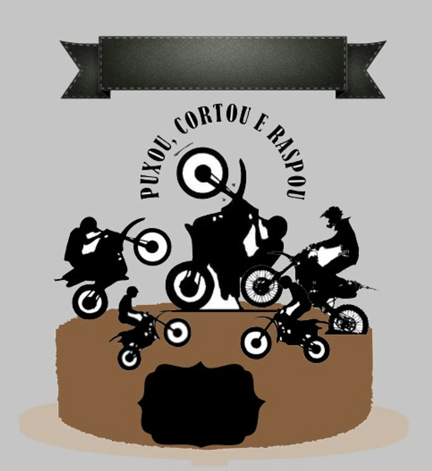 Arquivo de Corte Topo de Bolo Moto Motoqueiro 12 1