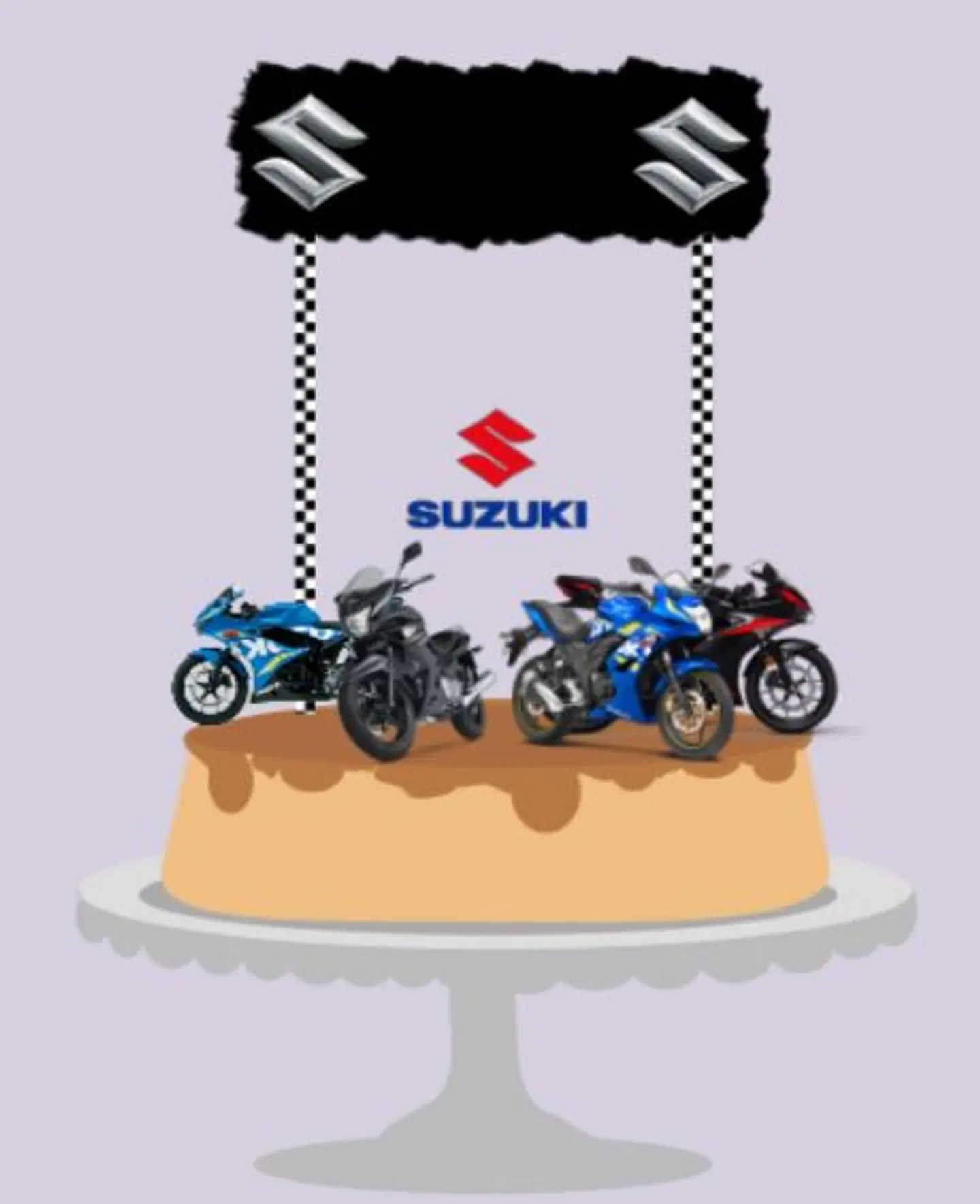 Arquivo de Corte Topo de Bolo Moto Motoqueiro 1 1
