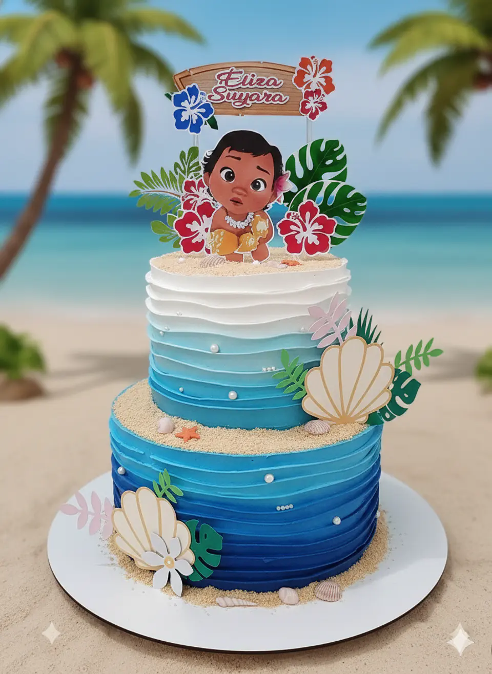 Arquivo de Corte Topo de Bolo Moana Baby Cute 41 1
