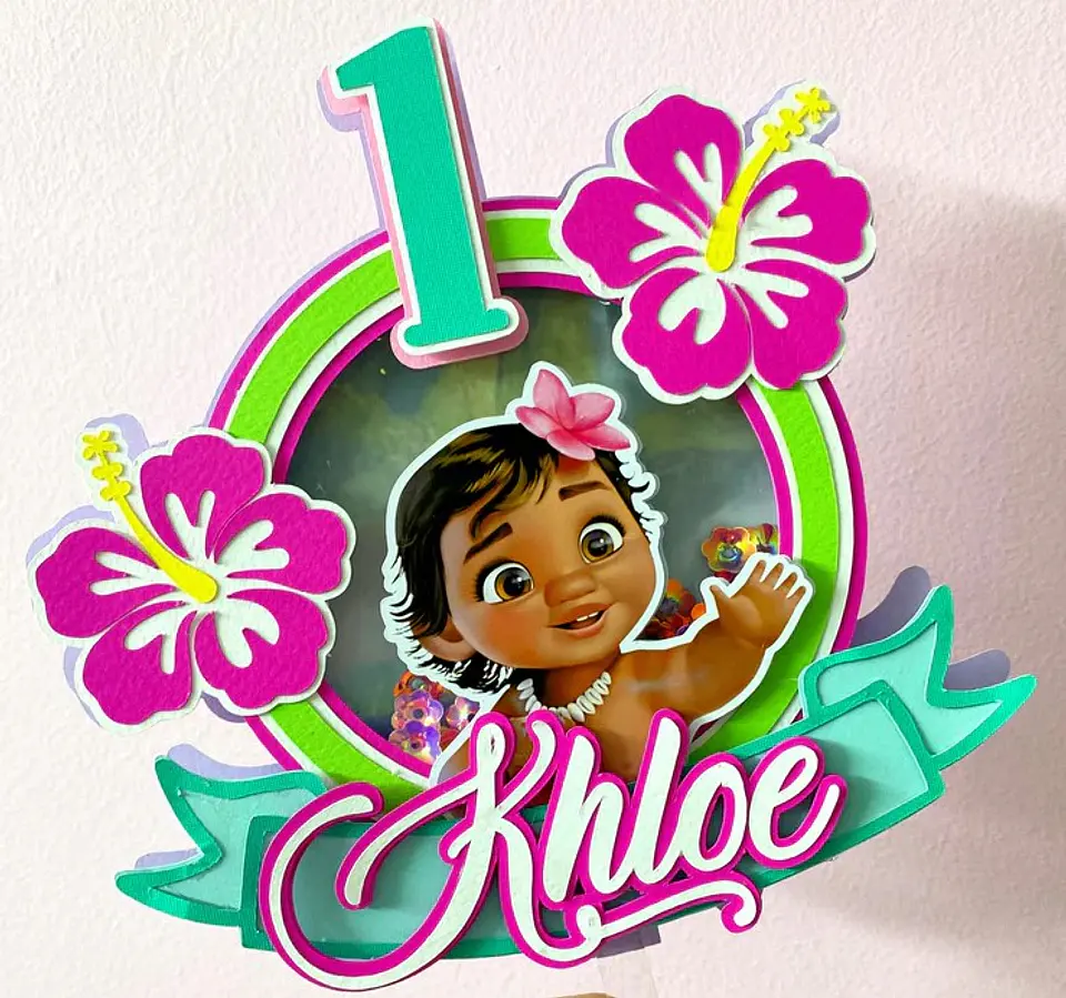Arquivo de Corte Topo de Bolo Moana Baby Cute 39 1