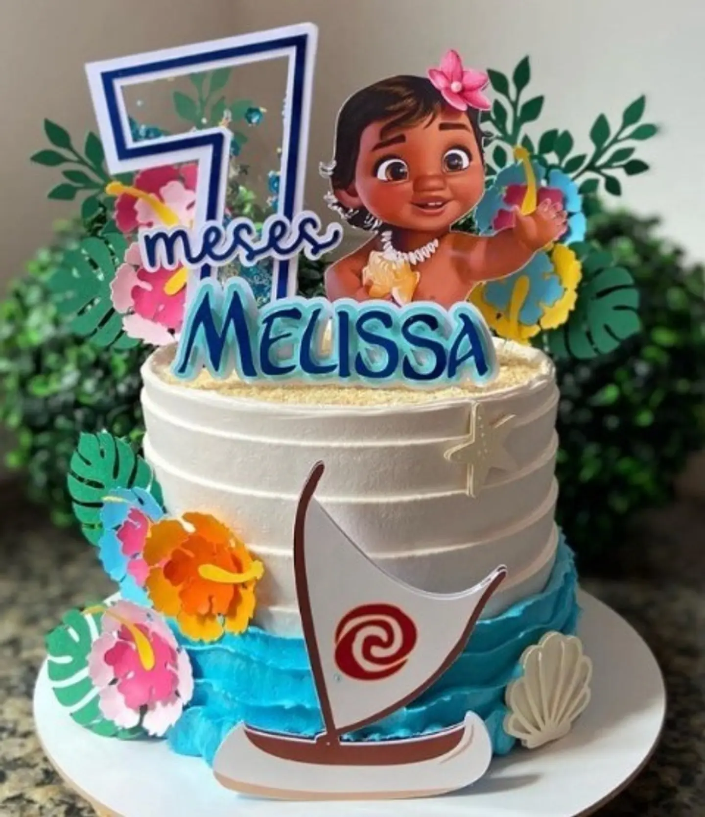 Arquivo de Corte Topo de Bolo Moana Baby Cute 11 1