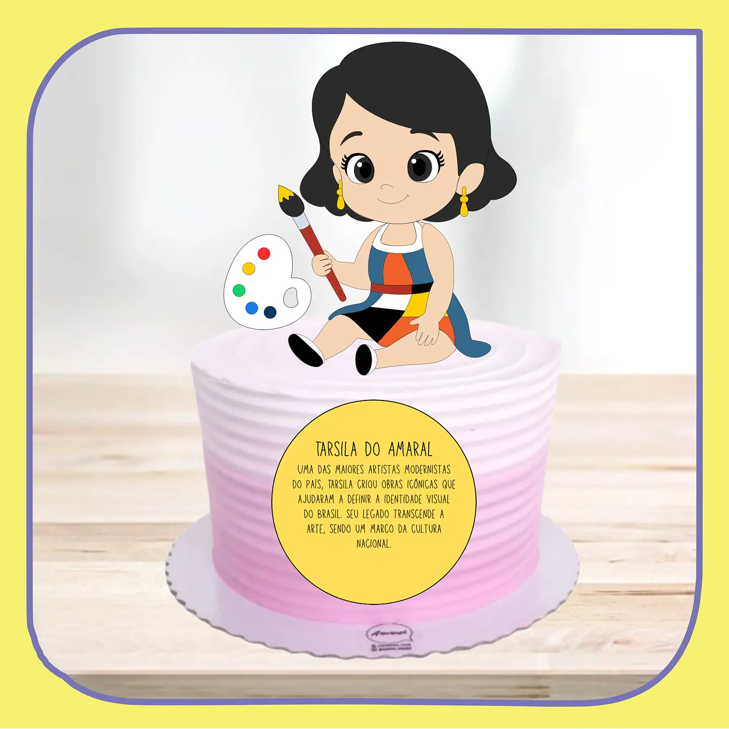 Arquivo de Corte Topo de Bolo Mesversário Menina 16 1