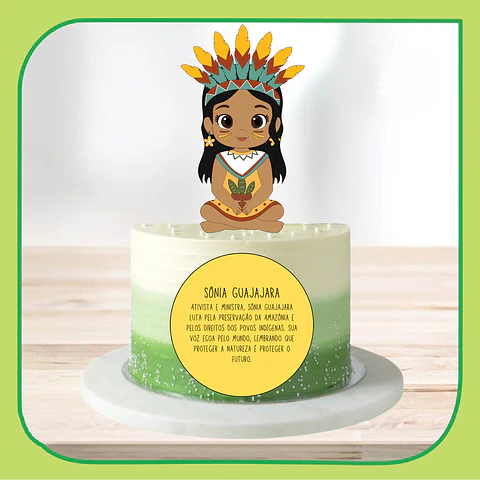 Arquivo de Corte Topo de Bolo Mesversário Menina 15
