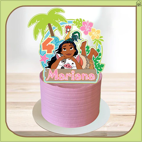 Arquivo de Corte Topo de Bolo Moana 26