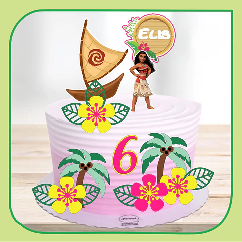 Arquivo de Corte Topo de Bolo Moana 21