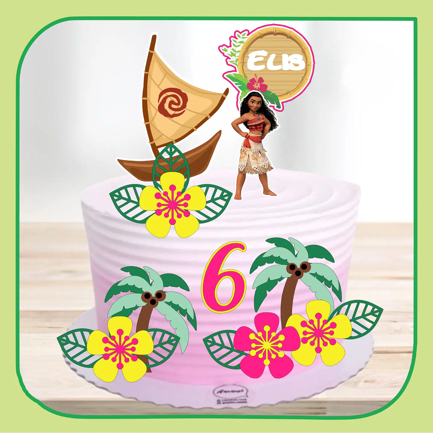 Arquivo de Corte Topo de Bolo Moana 21 1