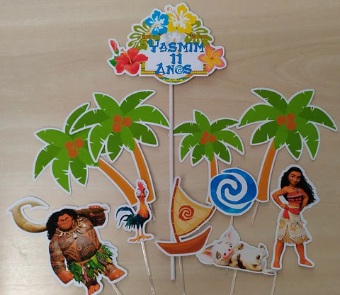 Arquivo de Corte Topo de Bolo Moana 14
