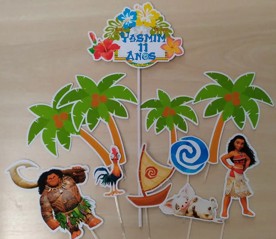 Arquivo de Corte Topo de Bolo Moana 14 1