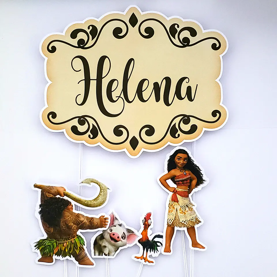 Arquivo de Corte Topo de Bolo Moana 12 1