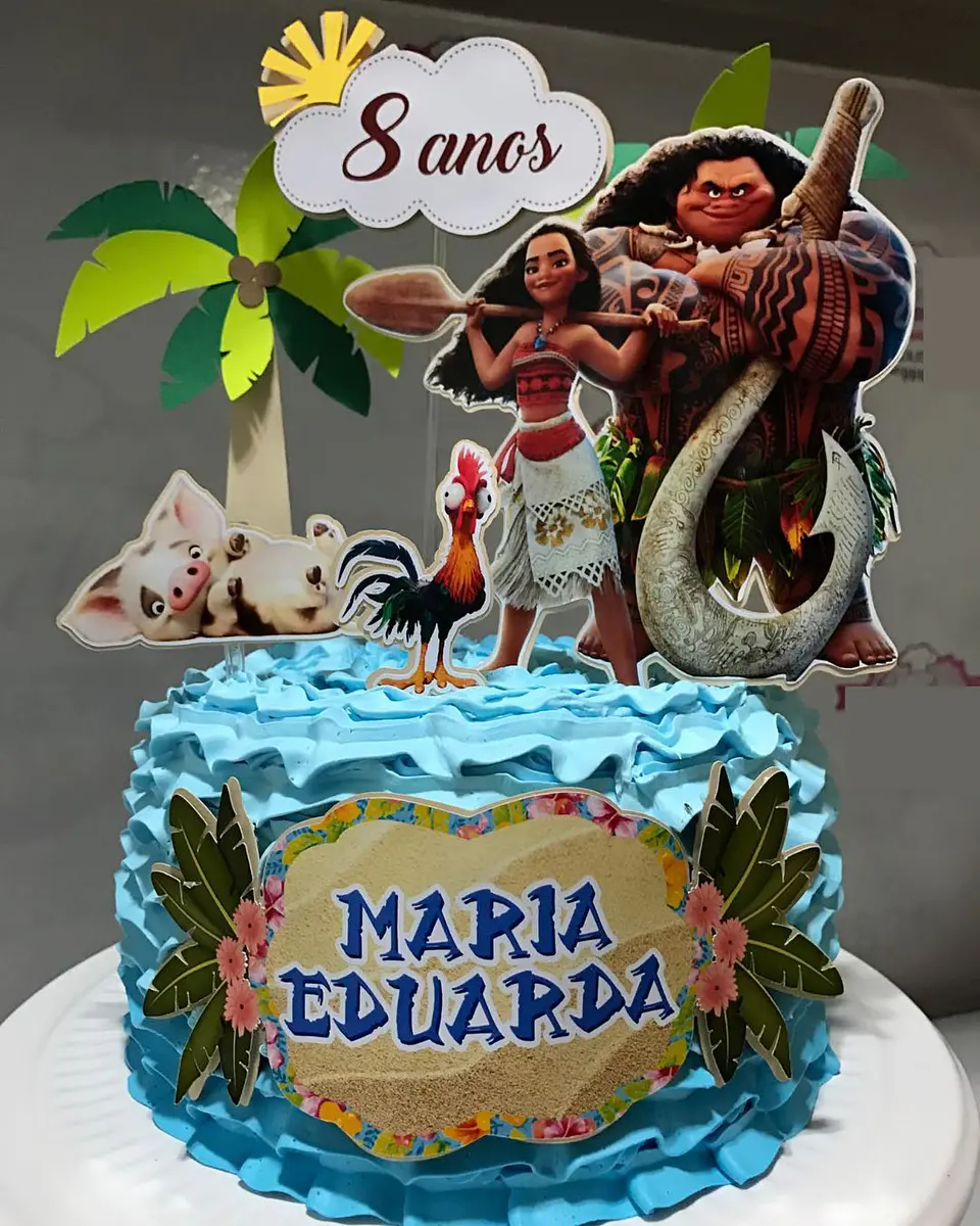 Arquivo de Corte Topo de Bolo Moana 11 1