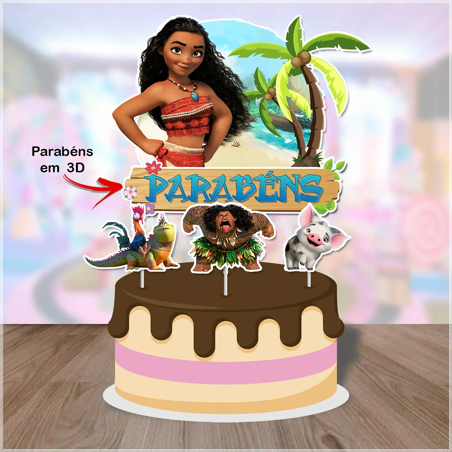 Arquivo de Corte Topo de Bolo Moana 10 1