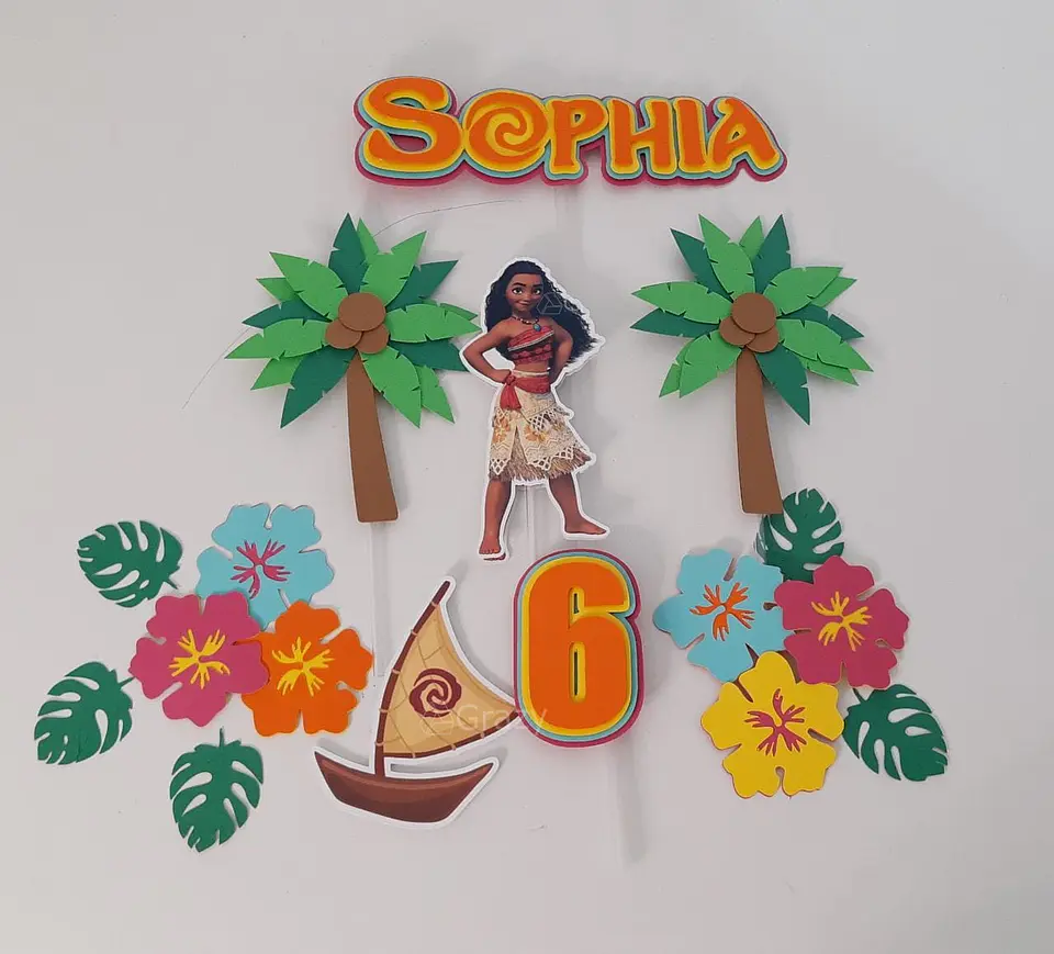 Arquivo de Corte Topo de Bolo Moana 7 1
