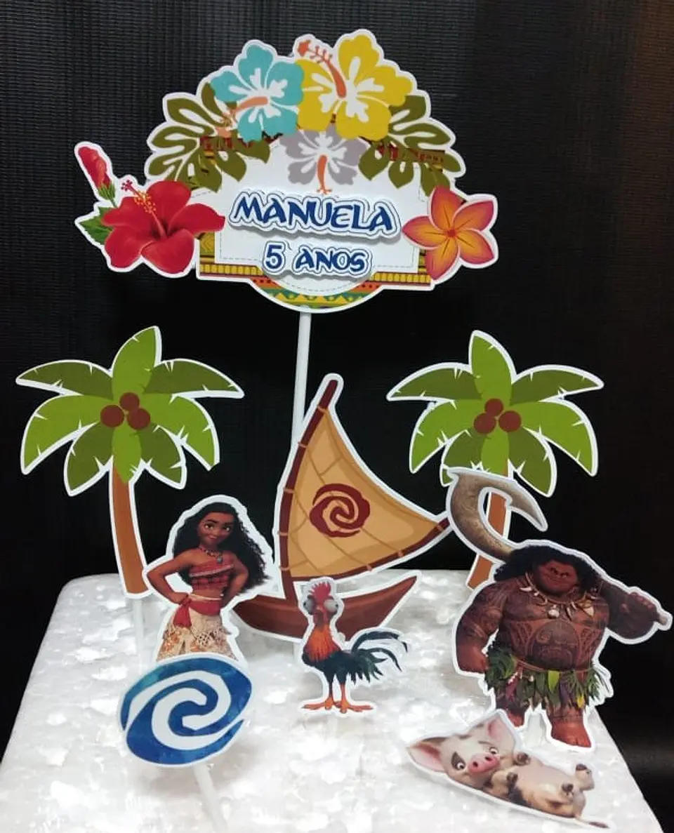 Arquivo de Corte Topo de Bolo Moana 3 1