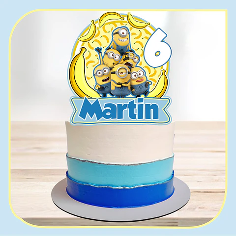 Arquivo de Corte Topo de Bolo Minions Meu Malvado Favorito 24
