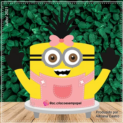 Arquivo de Corte Topo de Bolo Minions Meu Malvado Favorito 18