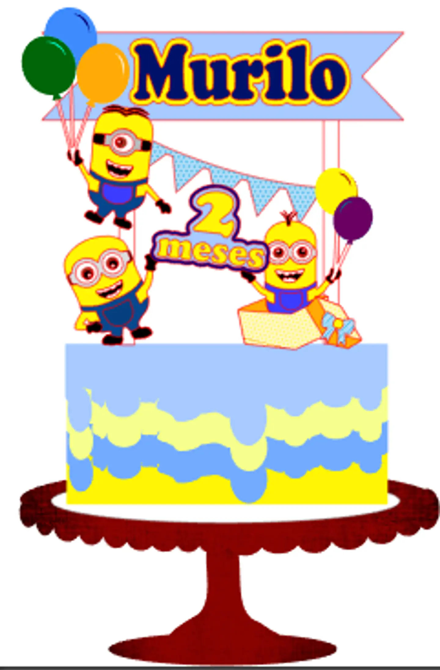 Arquivo de Corte Topo de Bolo Minions Meu Malvado Favorito 14 1
