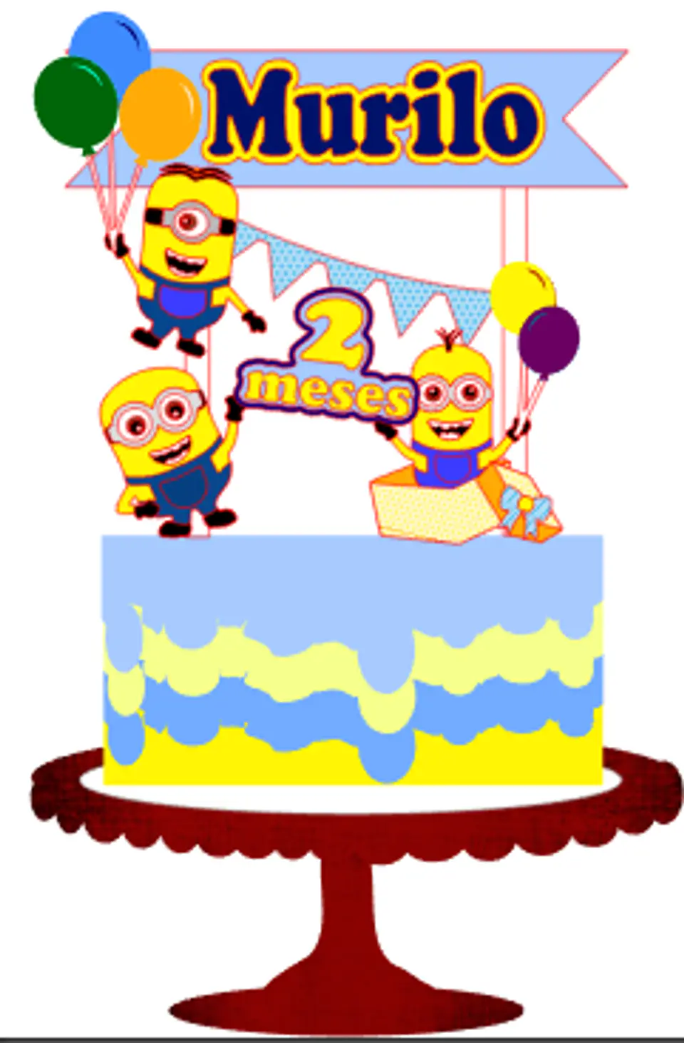 Arquivo de Corte Topo de Bolo Minions Meu Malvado Favorito 14 1