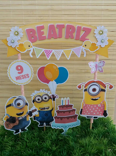 Arquivo de Corte Topo de Bolo Minions Meu Malvado Favorito 12