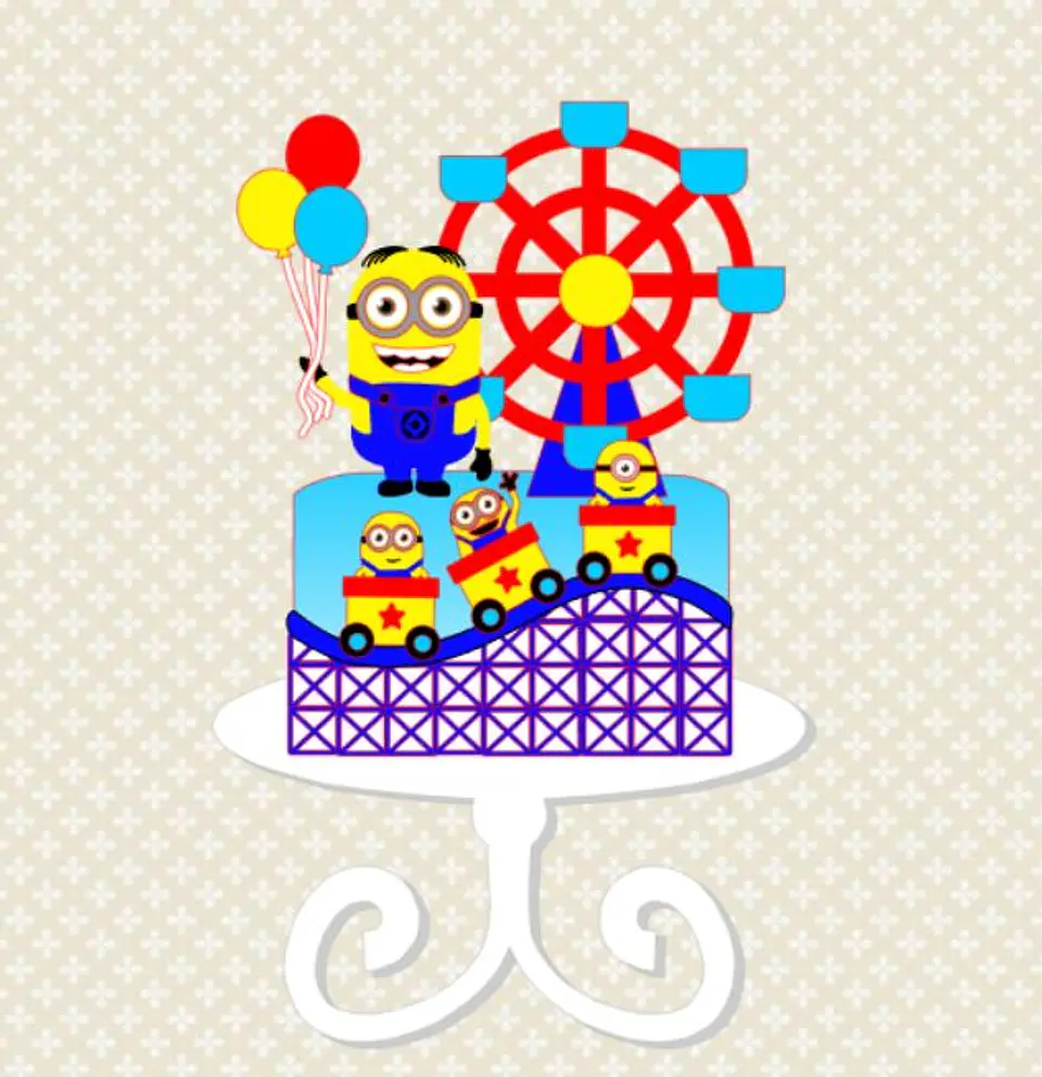 Arquivo de Corte Topo de Bolo Minions Meu Malvado Favorito 11 1