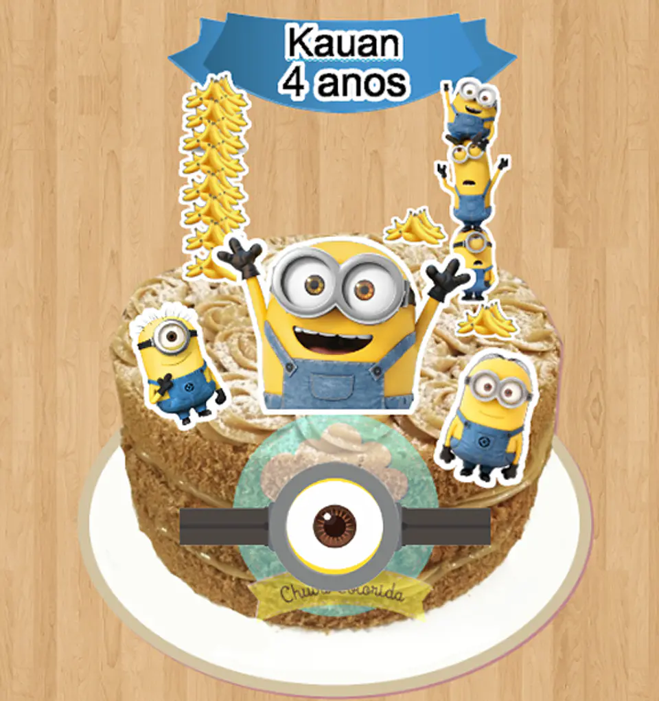 Arquivo de Corte Topo de Bolo Minions Meu Malvado Favorito 10 1