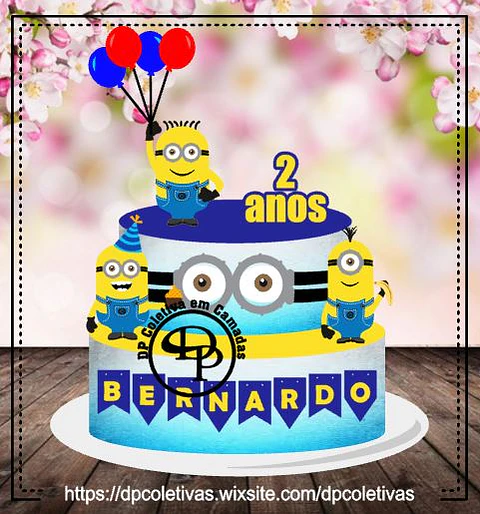 Arquivo de Corte Topo de Bolo Minions Meu Malvado Favorito 9
