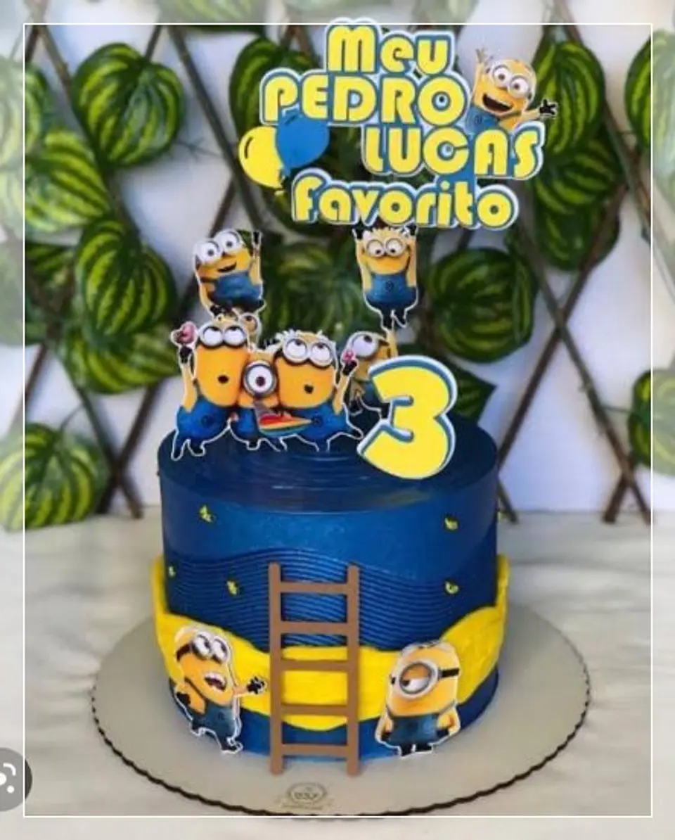 Arquivo de Corte Topo de Bolo Minions Meu Malvado Favorito 6 1