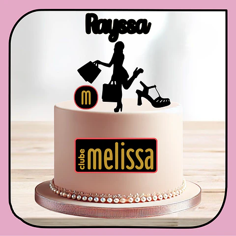 Arquivo de Corte Topo de Bolo Melissa Melisseira 2