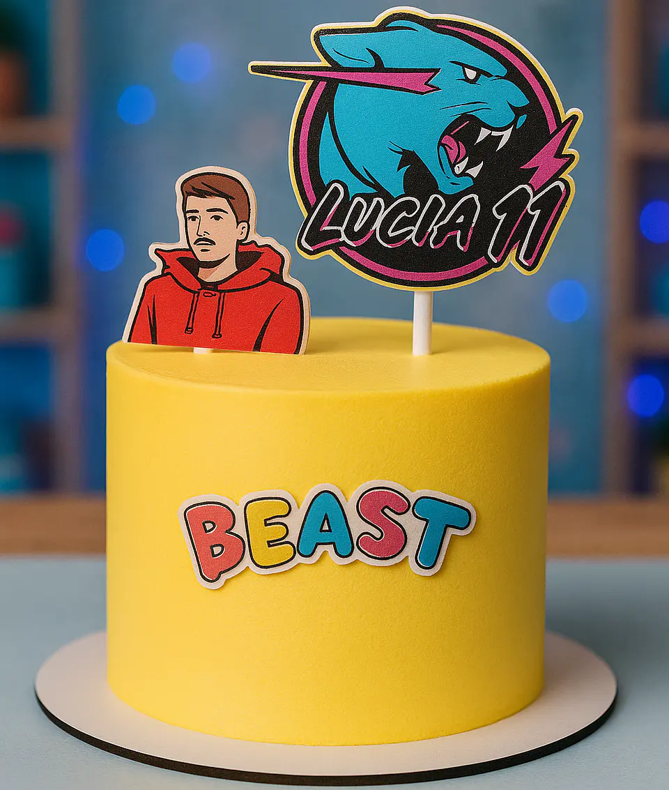 Arquivo de Corte Topo de Bolo Mr Beast 1 1