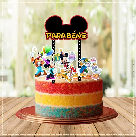 Arquivo de Corte Topo de Bolo Mickey e Sua Turma 11