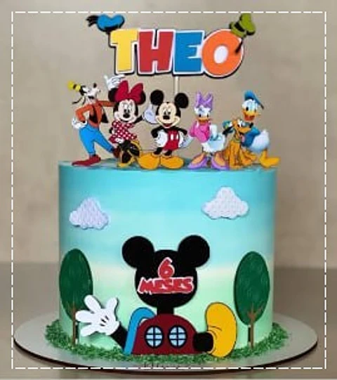 Arquivo de Corte Topo de Bolo Mickey e Sua Turma 10
