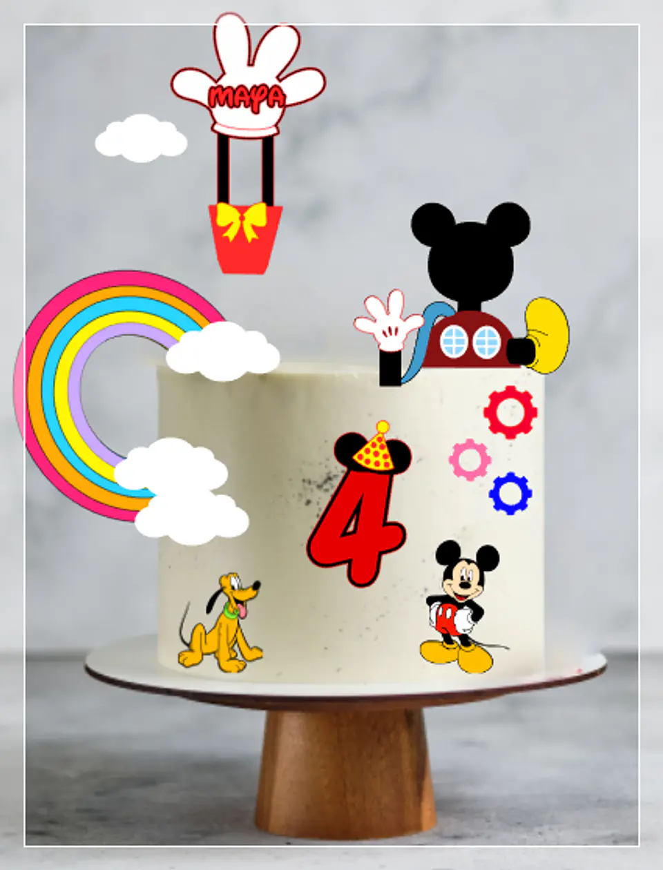 Arquivo de Corte Topo de Bolo Mickey e Sua Turma 1 1