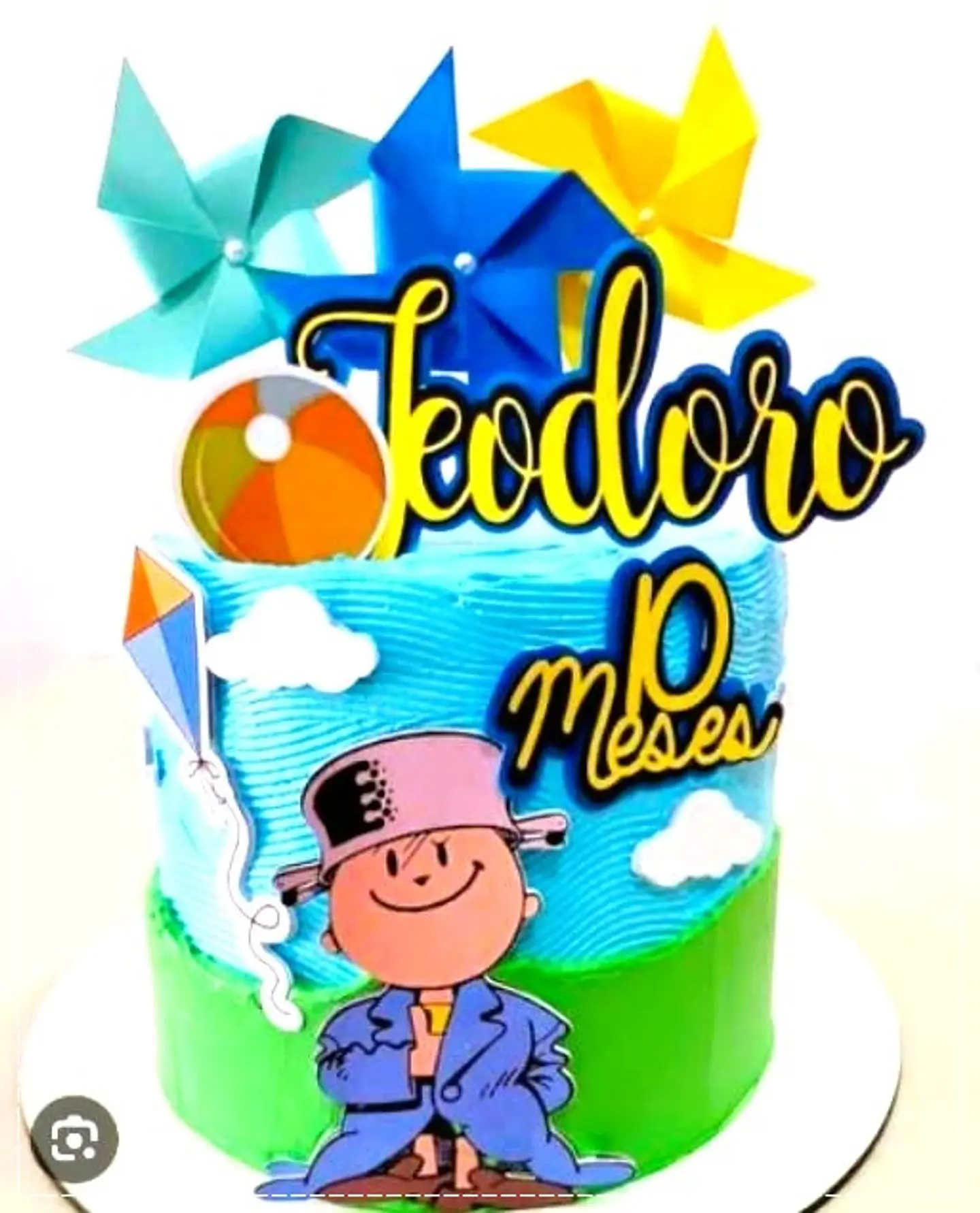 Arquivo de Corte Topo de Bolo Menino Maluquinho 1 1