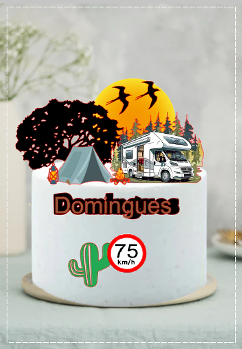 Arquivo de Corte Topo de Bolo Motorhome 1