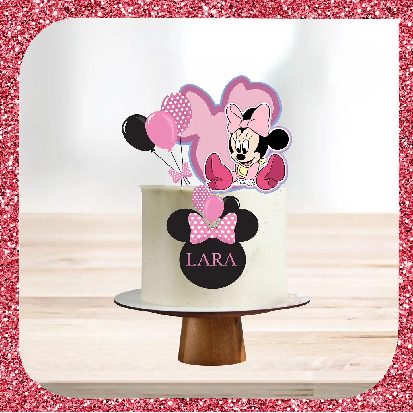 Arquivo de Corte Topo de Bolo Minnie Baby 17 1