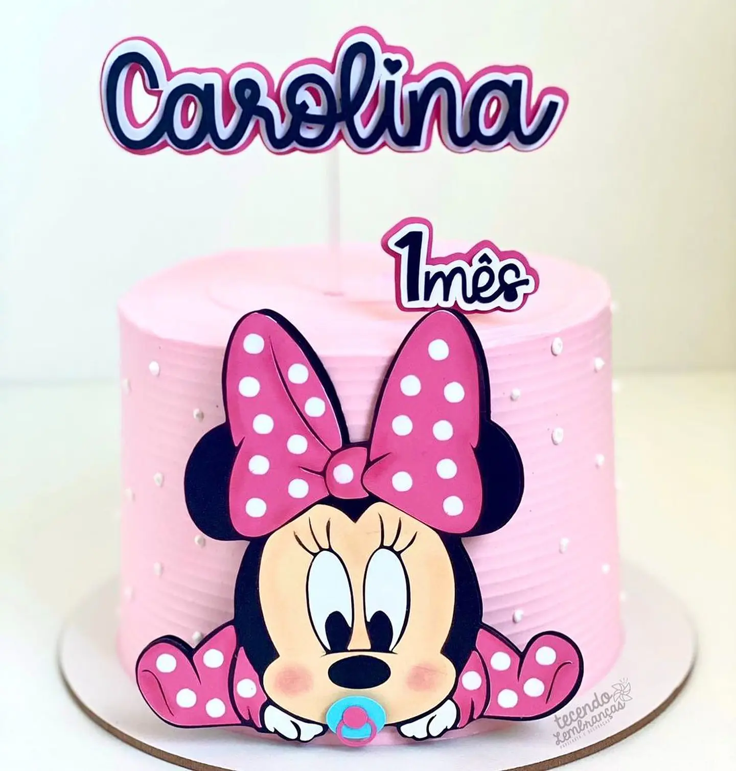 Arquivo de Corte Topo de Bolo Minnie Baby 14 1