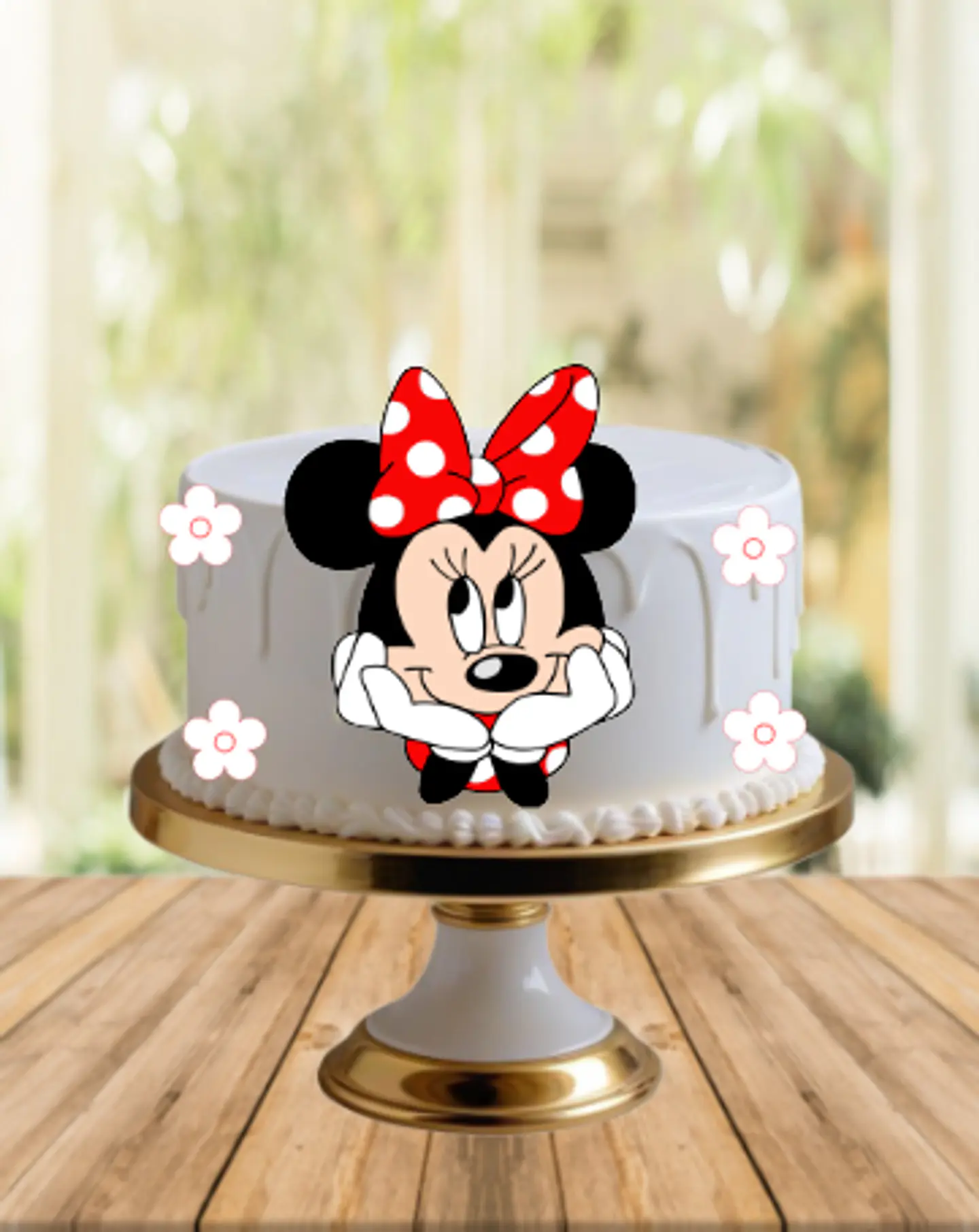 Arquivo de Corte Topo de Bolo Minnie Vermelha 42 1