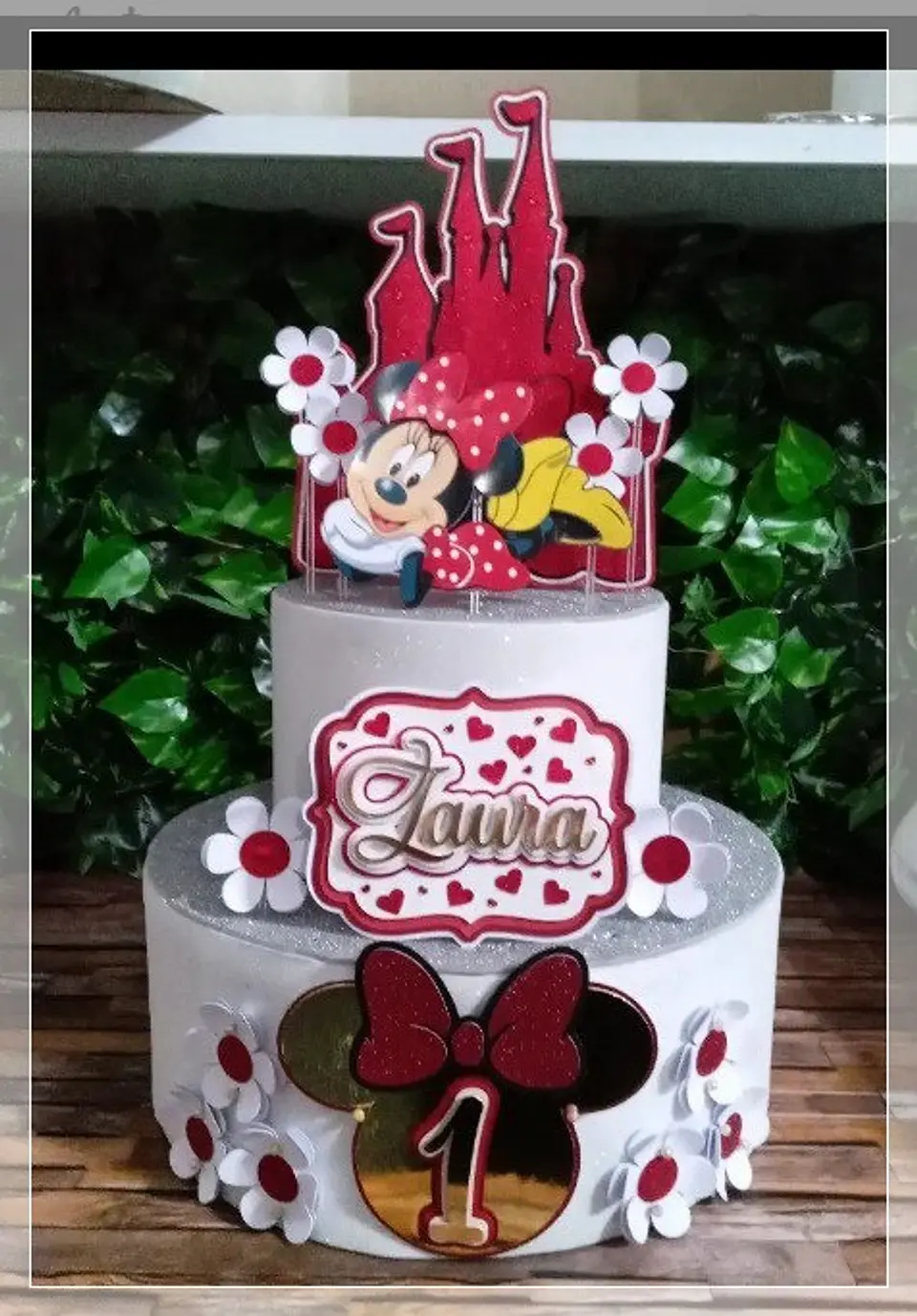 Arquivo de Corte Topo de Bolo Minnie Vermelha 29 1