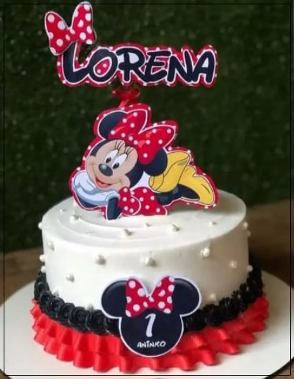 Arquivo de Corte Topo de Bolo Minnie Vermelha 28 1