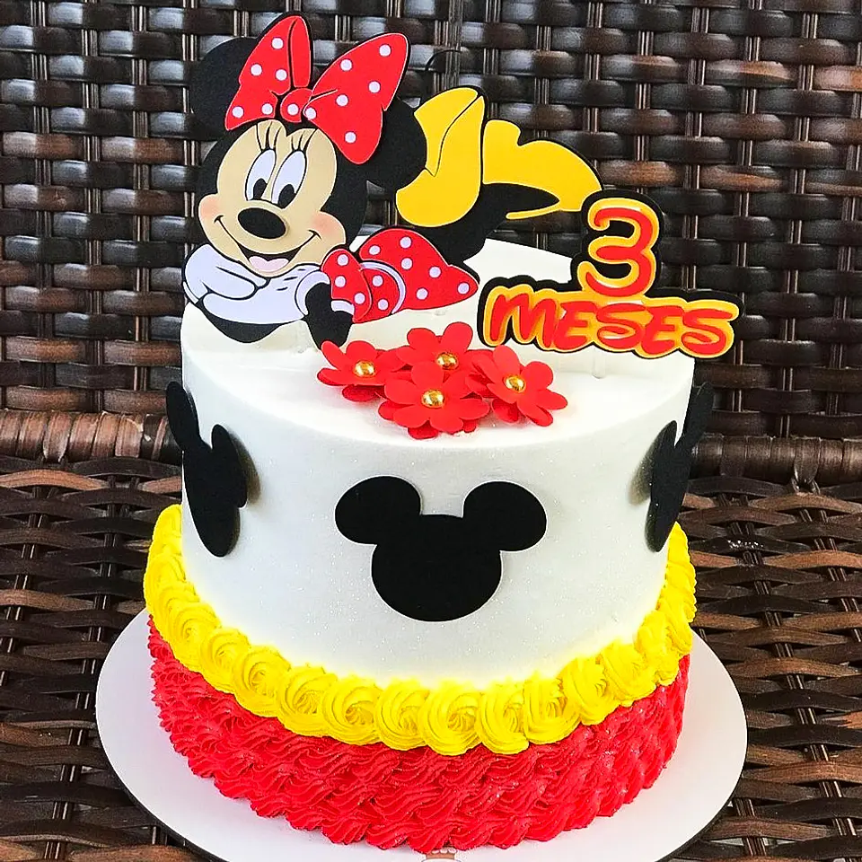 Arquivo de Corte Topo de Bolo Minnie Vermelha 22 1