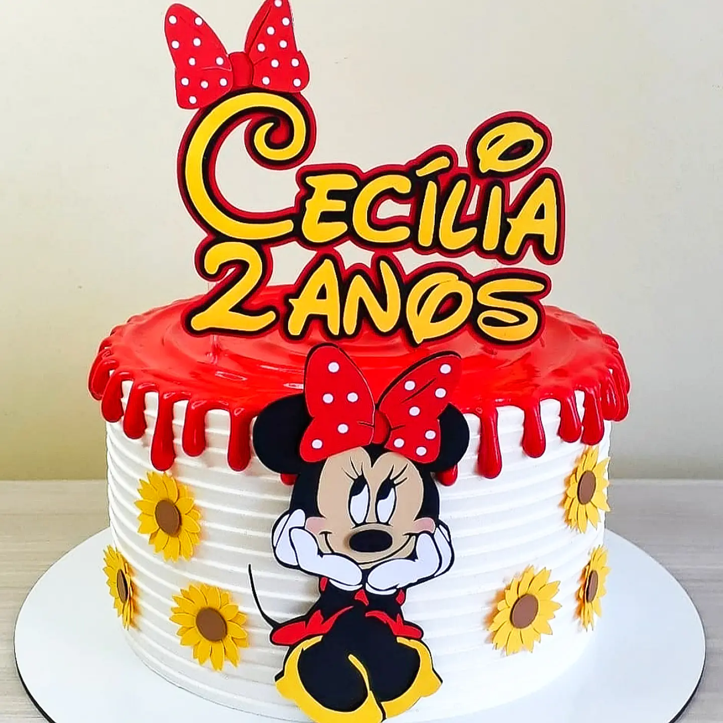 Arquivo de Corte Topo de Bolo Minnie Vermelha 21 1