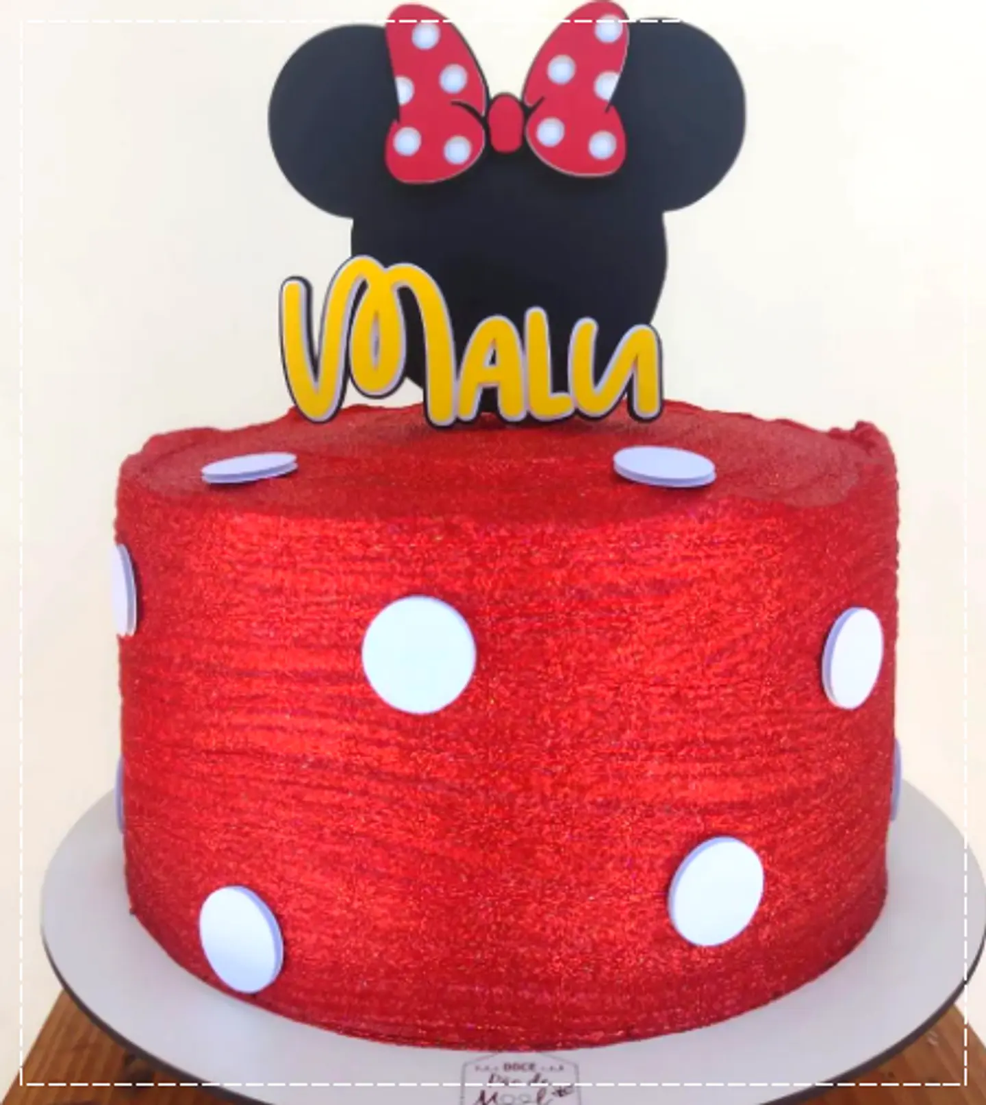 Arquivo de Corte Topo de Bolo Minnie Vermelha 14 1