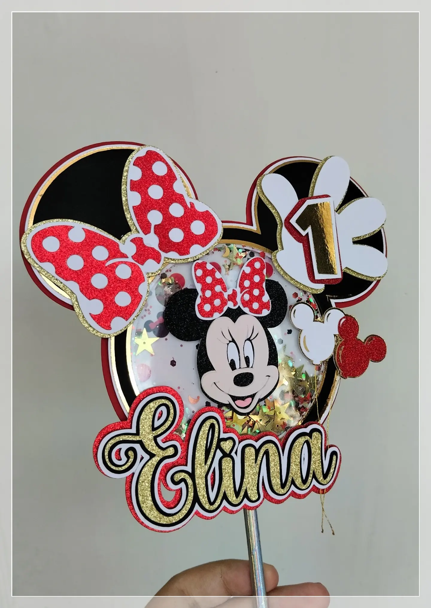 Arquivo de Corte Topo de Bolo Minnie Vermelha 1 1