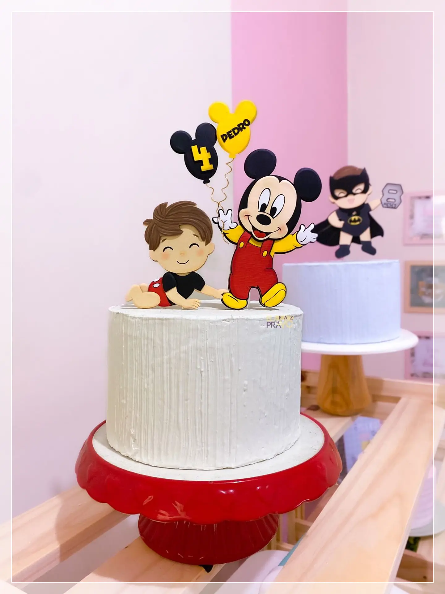 Arquivo de Corte Topo de Bolo Mickey Baby 4 1