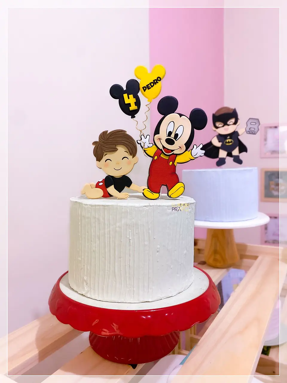 Arquivo de Corte Topo de Bolo Mickey Baby 4 1