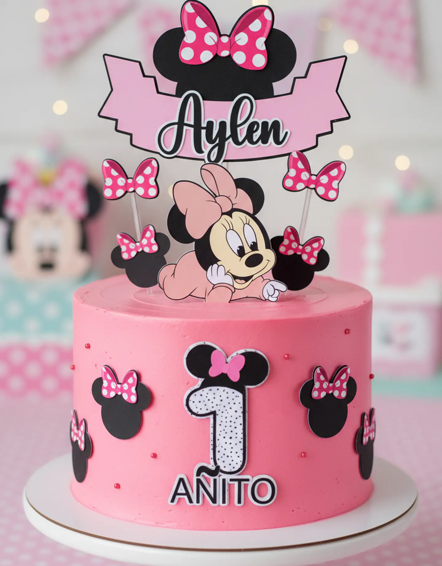 Arquivo de Corte Topo de Bolo Minnie Rosa 53 1