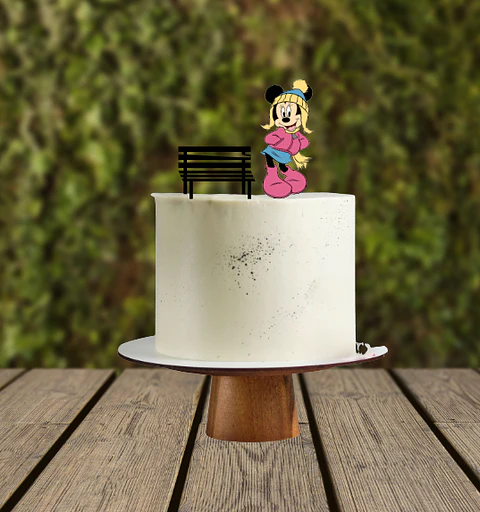 Arquivo de Corte Topo de Bolo Minnie Rosa 41