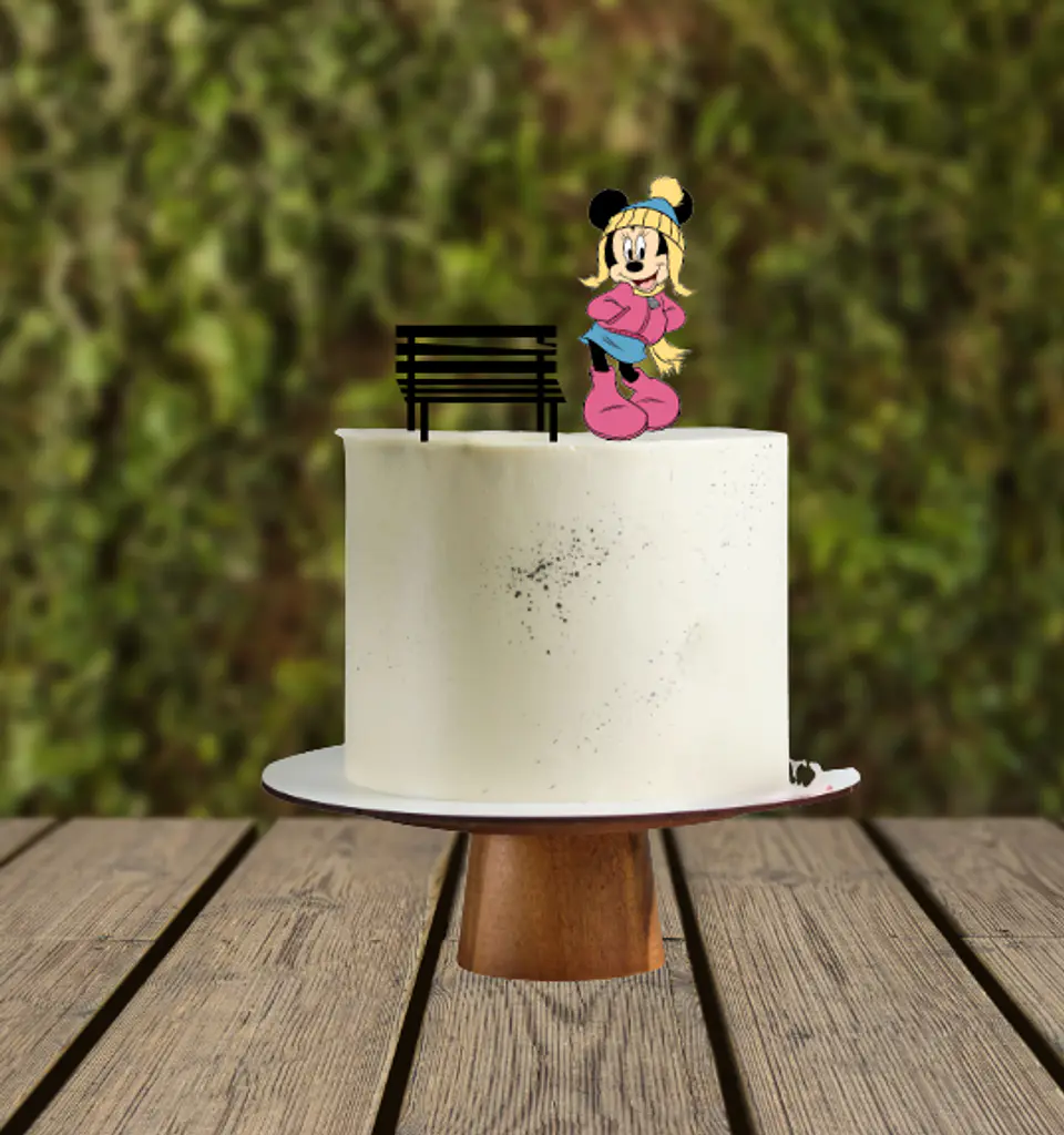 Arquivo de Corte Topo de Bolo Minnie Rosa 41 1